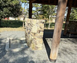 びわこ地球市民の森の手洗い場と水場