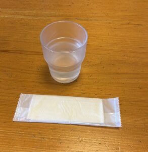 安曇川グリルのおしぼり